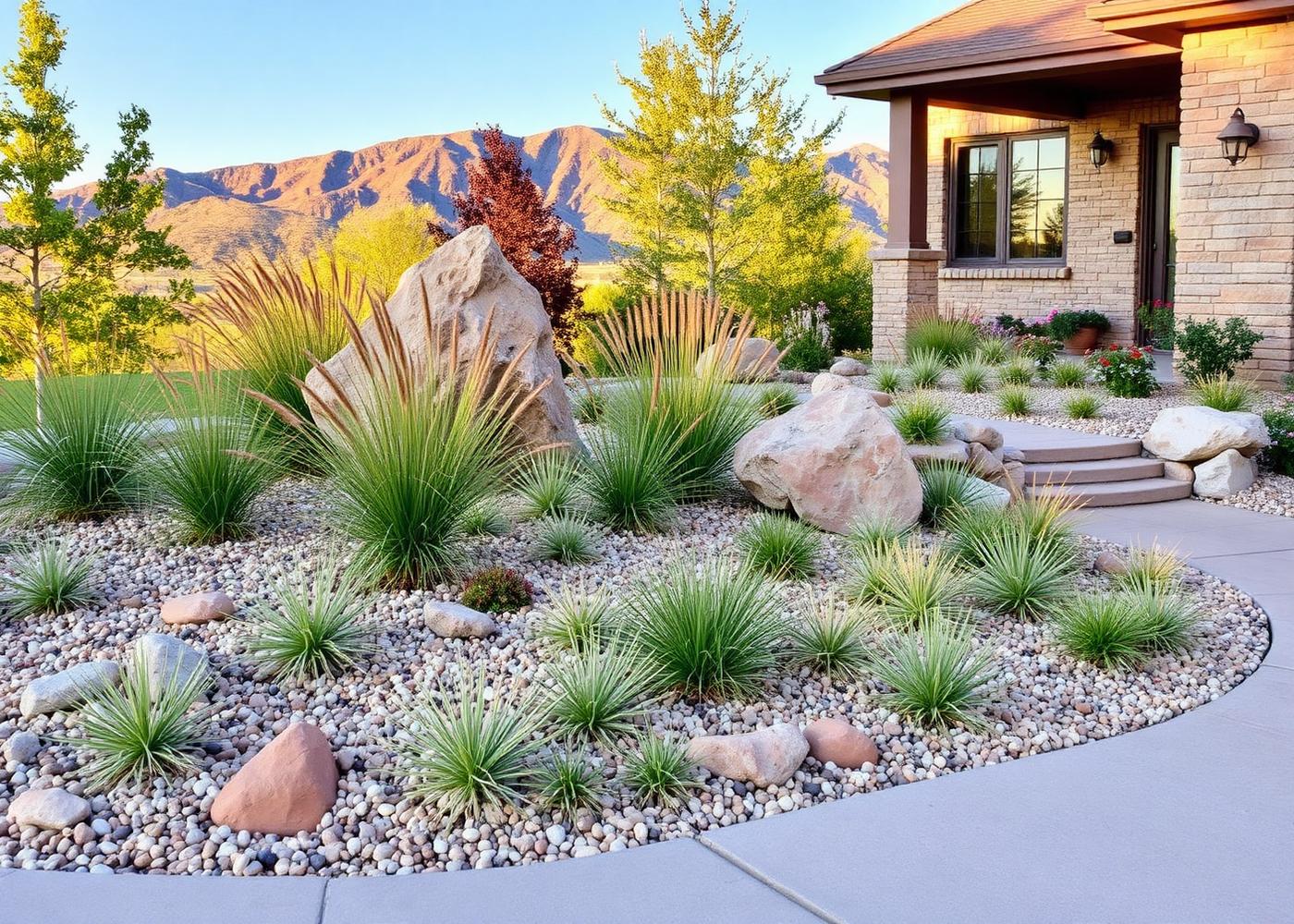 South Jordan Water-Wise Front Yard